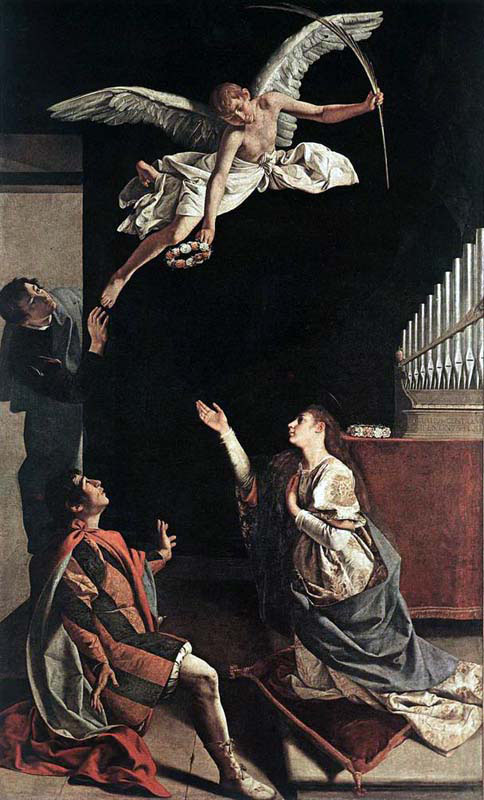 saints cecilia valerianus and tiburtius